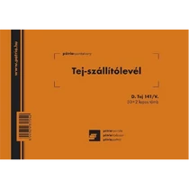 Tejszállító levél 50x2 lapos tömb A/5 fekvő