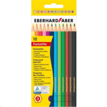 EF-Színes ceruza készlet 12db-os mintás