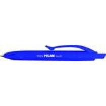 Golyóstoll Milan P1 Touch Mini kék, gumírozott test, mini, 176530140