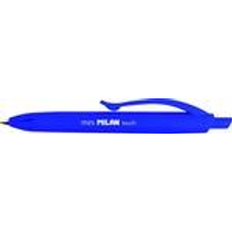 Golyóstoll Milan P1 Touch Mini kék, gumírozott test, mini, 176530140