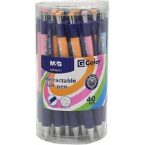 Golyóstoll M&G Yokis Color kék, 0,7 mm, ABP88477 40 db/dob
