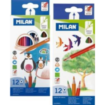 Ceruza színes Milan 12-es 231 háromszögletű test, 0722312, 0728312