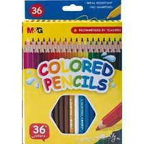 Ceruza színes M&G Yellow 36-os hatszög, AWP34368