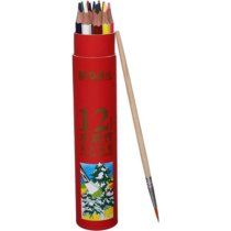 Ceruza színes M&G 12-es akvarell, hatszög, ecsettel, AWP36809