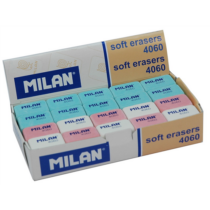 Radír Milan 4060 színes-mintás 60 db/doboz, CNM4060