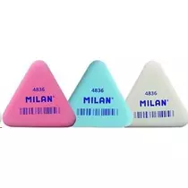 Radír Milan 4836 háromszögletű, 36 db/doboz, CMM4836B CNM4836B
