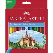 Színesceruza-készlet 24db-os hatszögletű kastélyos