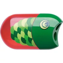 Hegyező dupla tartályos radírral HAL mintás (standard és Jumbo ceruzához)