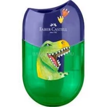 Hegyező dupla tartályos DINOSZAURUSZ mintás  (standard és Jumbo ceruzához)