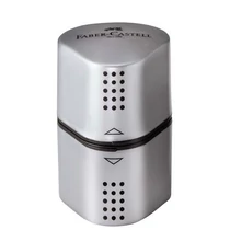 Hegyező GRIP 2001 Trio tartályos 3lyukú ezüst színben (standard grafit,színes és Jumbo ceruzához)