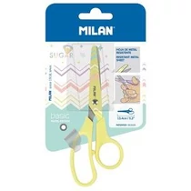 Olló Milan Iskolai Basic P. Pastel, sárga, 13,3 cm, BWM10426VN