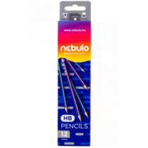 Grafit ceruza HB-s, 12 db/doboz, Nebulo