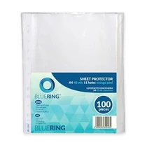 Genotherm lefűzhető, A4 40 micron narancsos BLUERING 100 db/csomag