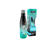 Thermo Kulacs 460ml beépített BLUETOOTH hangszóróval, feket-türkiz, Nebulo (1)