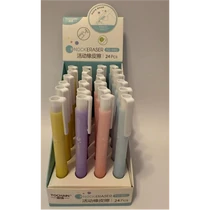 Radír nyomógombos vegyes színek  24db/display ICU-65C
