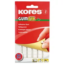 Gyurmaragasztó, 84 kocka/csomag, KORES "Gumfix"