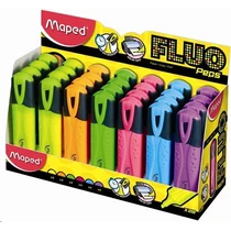 Szövegkiemelő display, 1-5 mm, MAPED "Fluo Peps Classic", vegyes színek