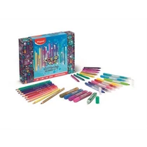 Csillámos színező készlet, MAPED "Color`Peps", 31 darabos