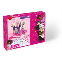 Színező készlet, ajándékdoboz, MAPED "Barbie", 35 darabos
