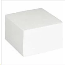 Jegyzettömb Petit Plus 9x9x5cm fehér, ragasztott