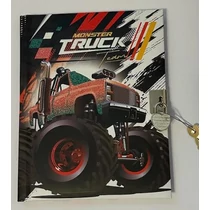 Emlékkönyv  Junior 80 lapos Monster Truck lakattal sima lapok