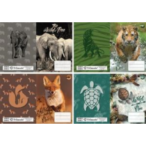 Füzetborító betétes T-Creativ A/5'23/11 Wild Animals, 4x5 db/csomag