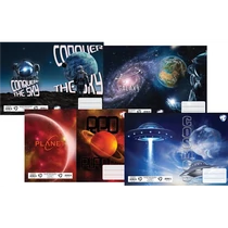 Füzetborító A/5 betétes 4x5 db/csomag T-Creativ "Universe"
