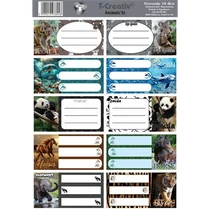 Füzetcímke 25 ív/csomag T-Creativ "Animals"