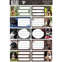 Füzetcímke 25 ív/csomag T-Creativ "Dogs"