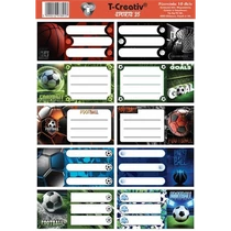 Füzetcímke 25 ív/csomag T-Creativ "Sports"