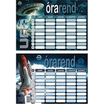 Órarend 16,5x23,5 cm 25 db/csomag T-Creativ "Universe"