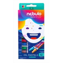 Olajpasztell készlet, 12 színes, Nebulo (24)