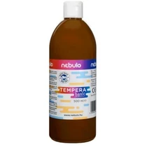 Tempera festék, 500 ml-es, barna, Nebulo