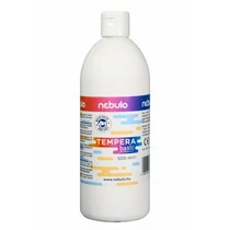 Tempera festék, 500 ml-es, fehér, Nebulo