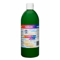 Tempera festék, 500 ml-es, zöld, Nebulo