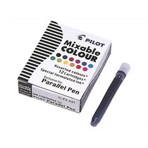 Töltőtoll patron, PILOT "Parallel Pen", 12 különböző szín