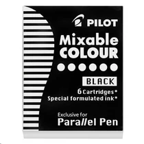 Töltőtoll patron, PILOT "Parallel Pen", fekete