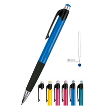 Golyóstoll S0112, kék íráskép, vegyes színű tolltest