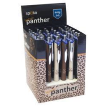 Golyóstoll S0161 Panther Nature, Easy Ink, kék íráskép, displayben, vegyes tolltest