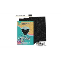 Dekorgumi-hab glitteres S-CooL SC1227 Art&Craft A4 10ív szürke