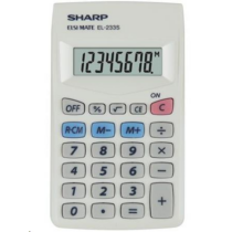 Zsebszámológép, 8 számjegy, SHARP "EL-233S"