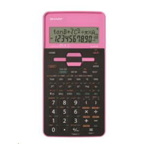 Számológép, tudományos, 273 funkció, SHARP "EL-531", pink