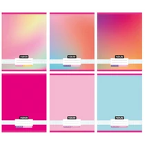 Füzet, A4, tűzött, sima, 80-32, Monochrome és Gradient minták I., Nebulo (12)