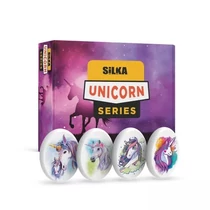 Radír, dizájn mintával, kicsi, színes kínálóban, Unikornis, Silka (36)