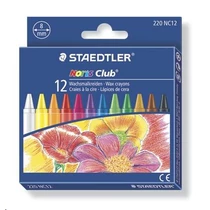 Zsírkréta, STAEDTLER "Noris 220", 12 különböző szín