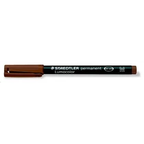 Alkoholos marker, OHP, 1 mm, STAEDTLER "Lumocolor® 317 M", barna