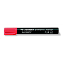 Alkoholos marker, 2 mm, kúpos, STAEDTLER "Lumocolor® 352", piros