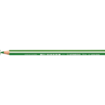Színes ceruza, háromszögletű, vastag, STABILO  "Trio thick", világoszöld