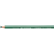 Színes ceruza, háromszögletű, vastag, STABILO "Trio thick", zöld