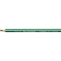 Színes ceruza, háromszögletű, vastag, STABILO "Trio thick", zöld